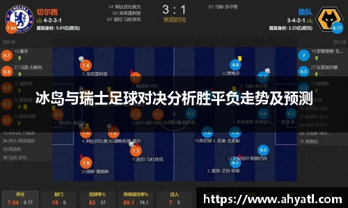 冰岛与瑞士足球对决分析胜平负走势及预测